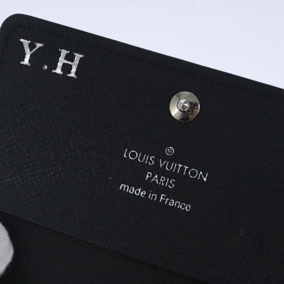 LOUIS VUITTON Epi Envelope Carte de Visite Card Case Black M60652 Auth ar13000 - Picture 9 of 16